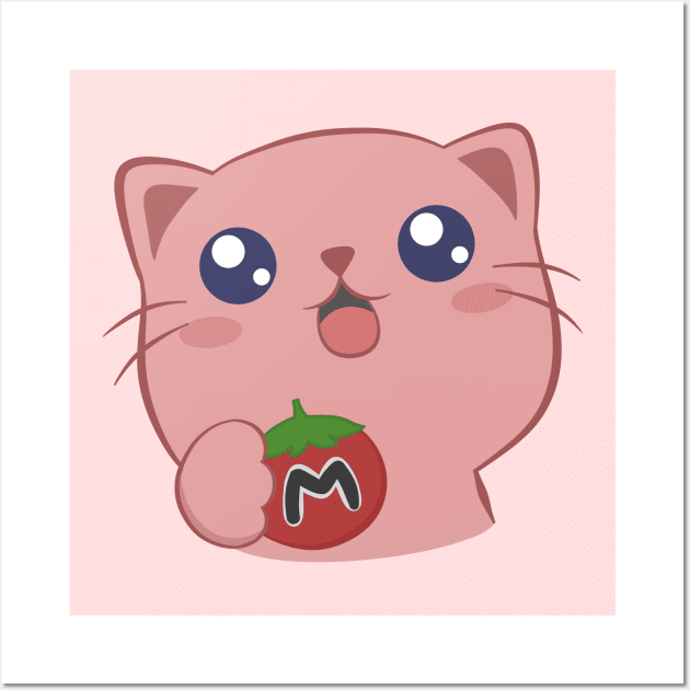 Kirby Cat Wall Art by Pikachomp